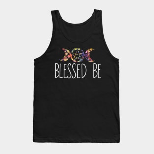 Blessed Be Triple Moon Pentacle Tank Top